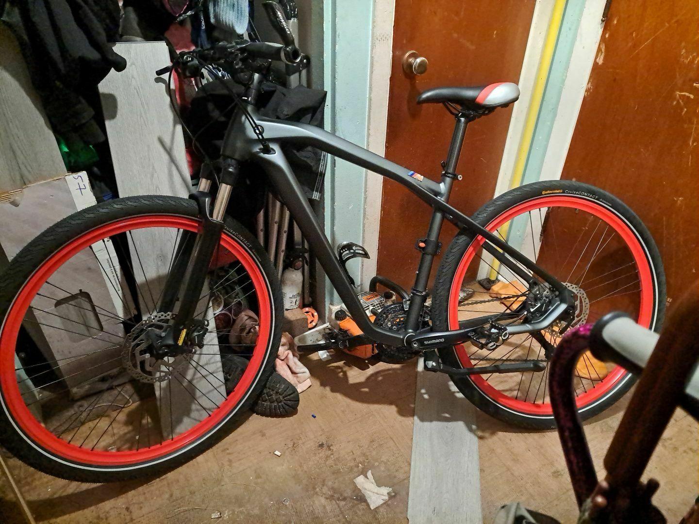 Trek M series bmw Silver, gray or bare metal