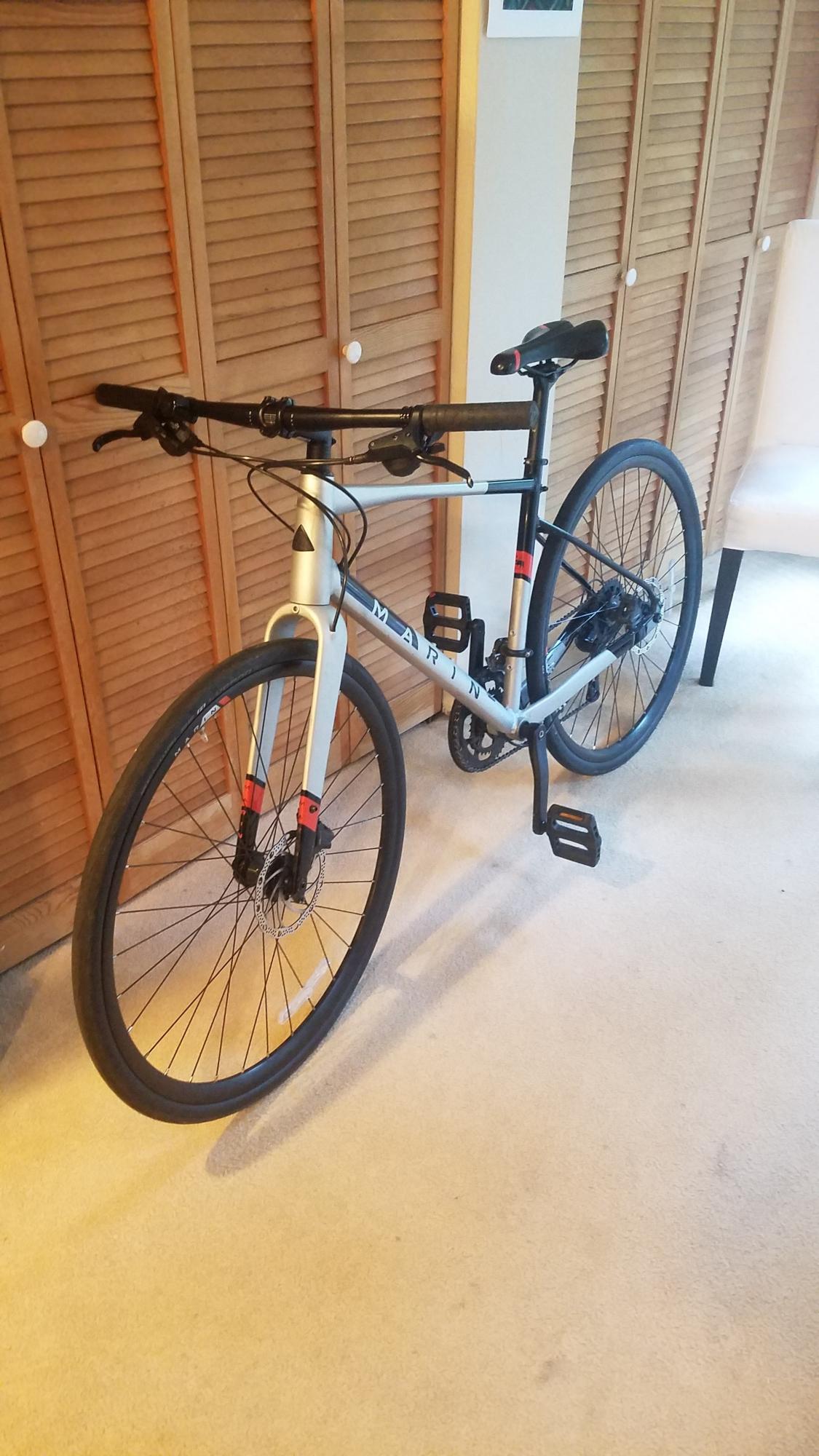 Marin Bikes Fairfax Silver, gray or bare metal