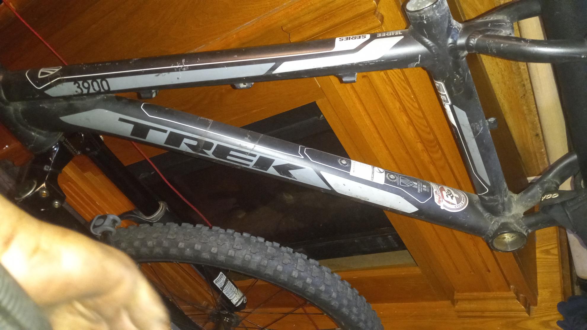 2021 Trek Alpha silver aluminum 13” Black and Silver, gray or bare metal