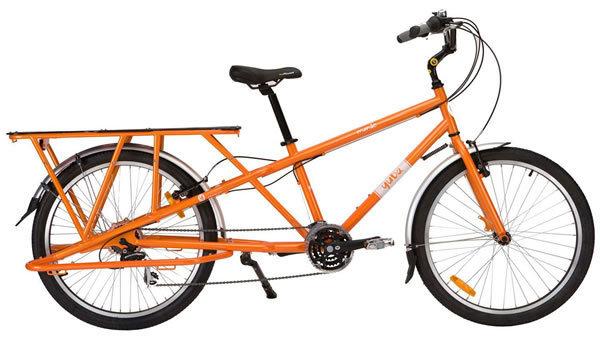2017 Yuba Mundo cargo bike (rear storage) Orange