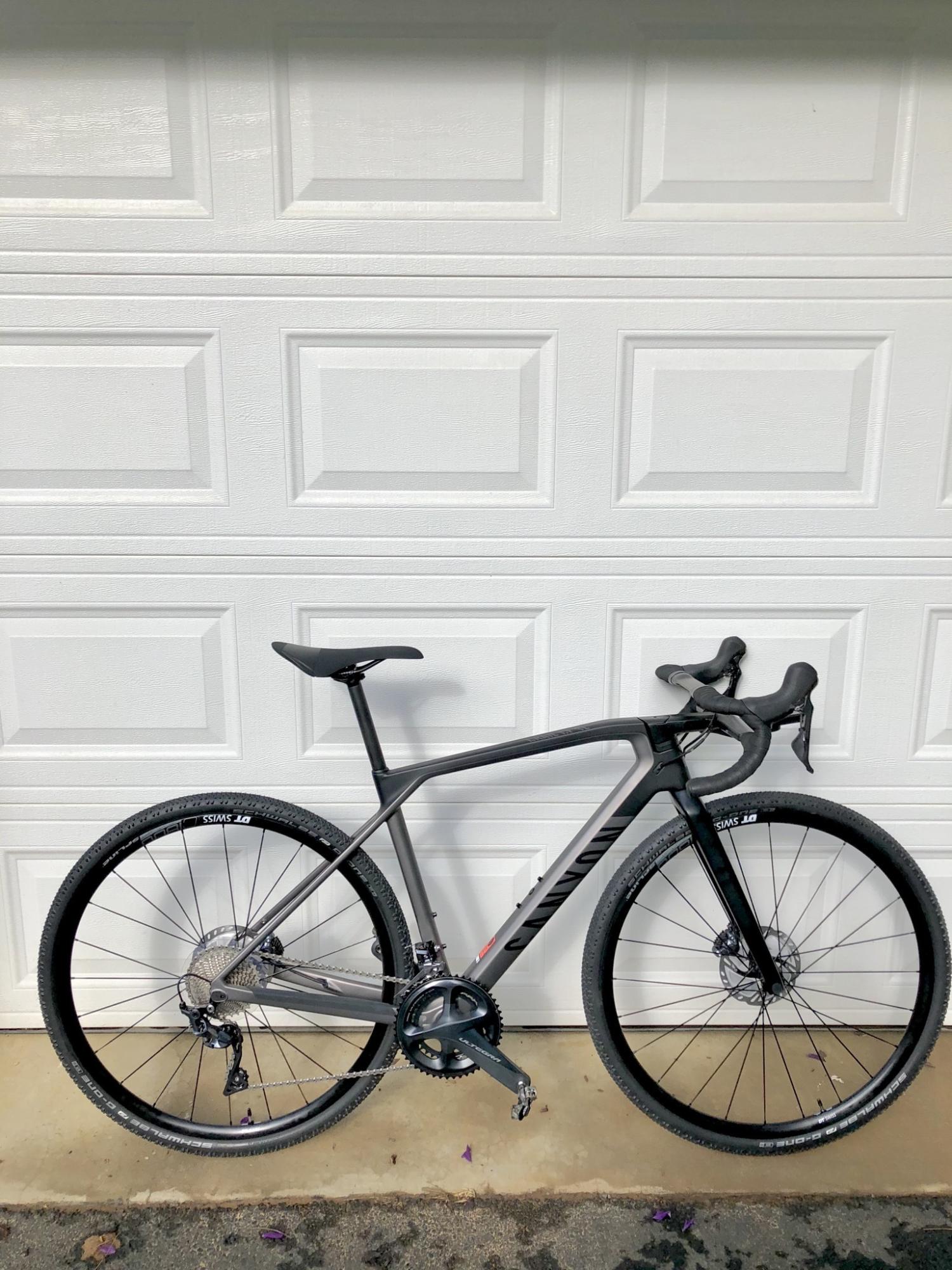 2018 Canyon bicycles Grail Silver, gray or bare metal