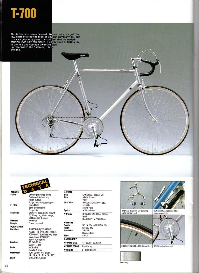 1988 Bridgstone T-700  Black