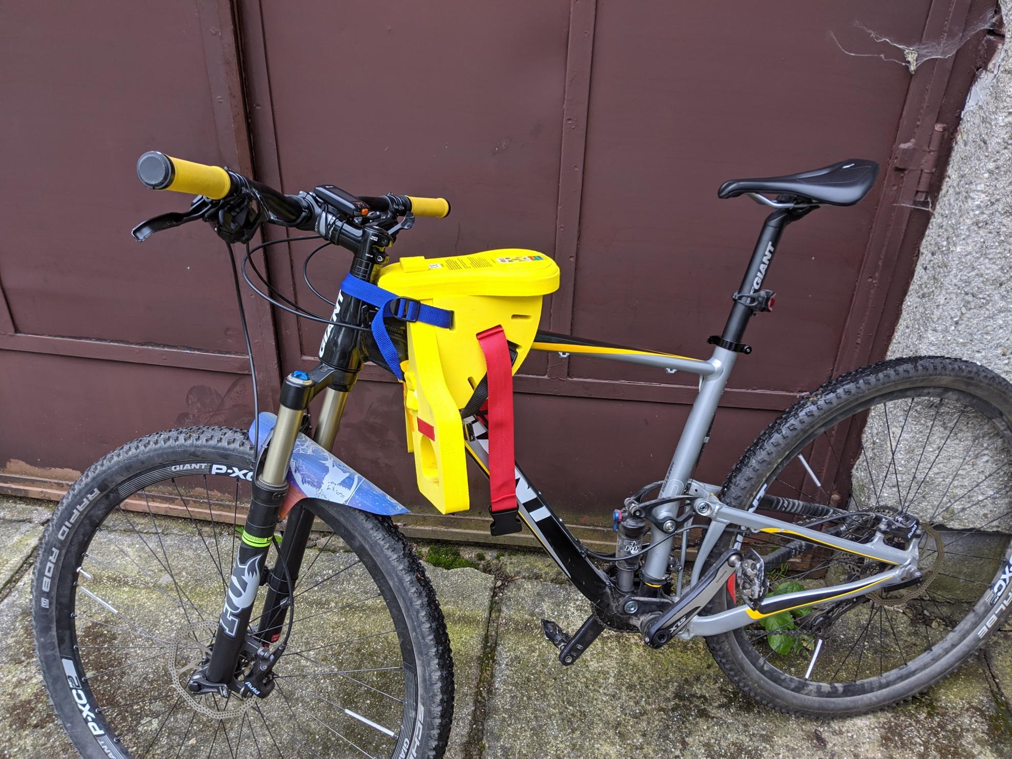2013 Giant Anthem X 29er 1 Silver, gray or bare metal, Black, and Yellow or Gold