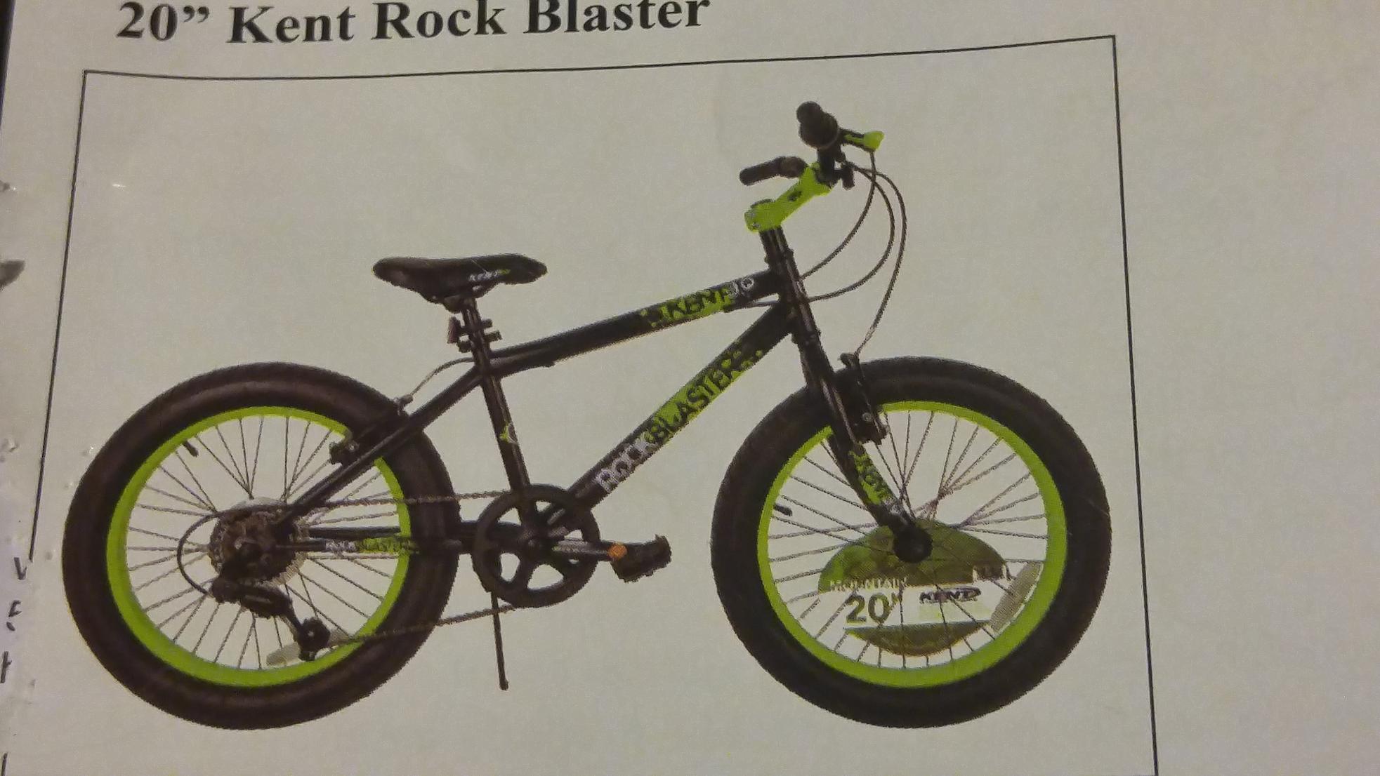 2016 Kent Kent Rock Blaster Black, Green, and Stickers tape or other cover-up