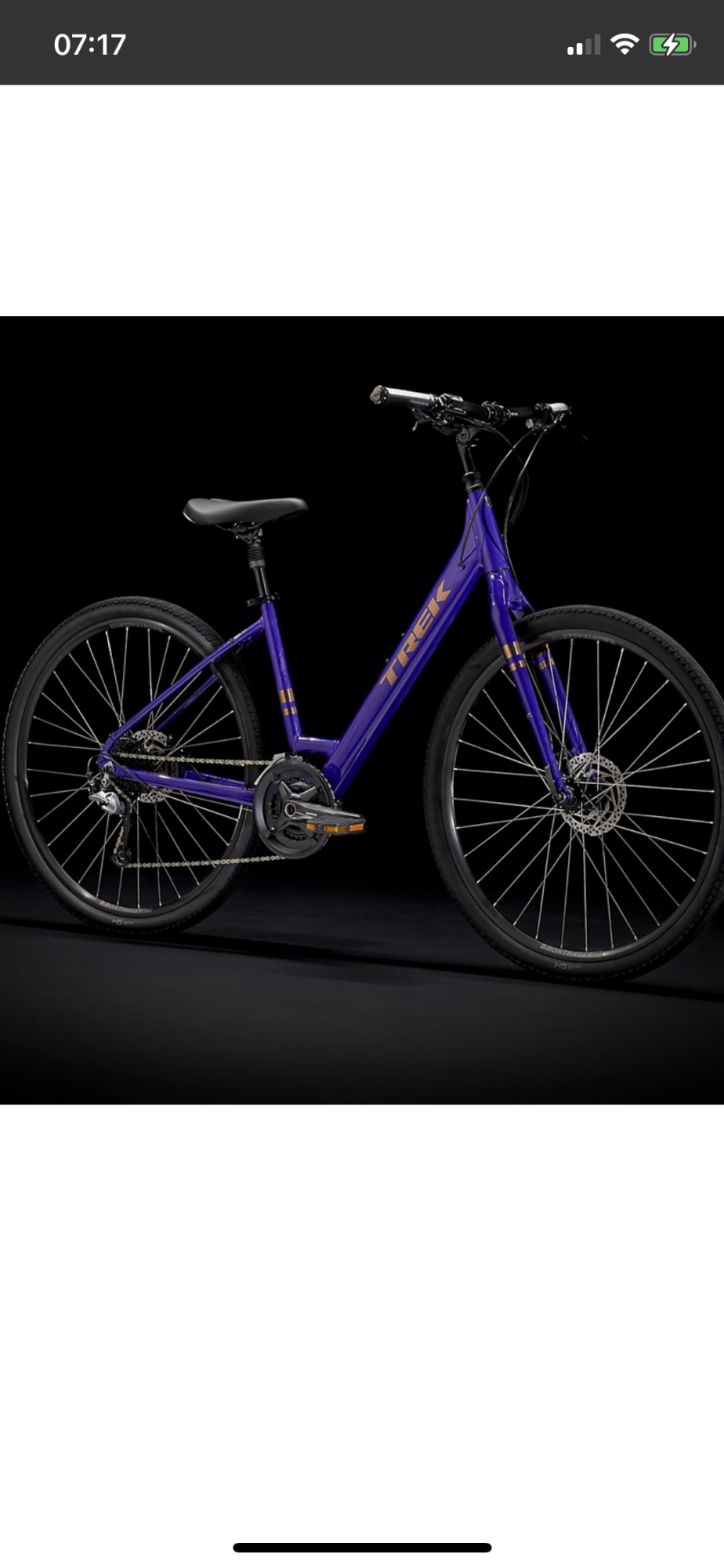 2021 Trek Verve 3 Low Step Purple