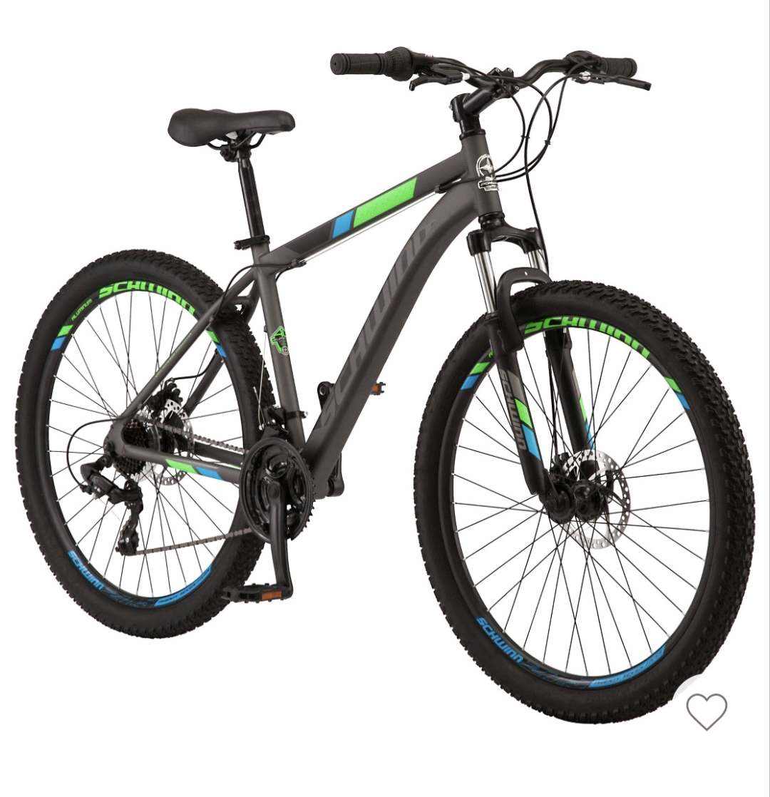 2021 Schwinn Mountain pass Silver, gray or bare metal