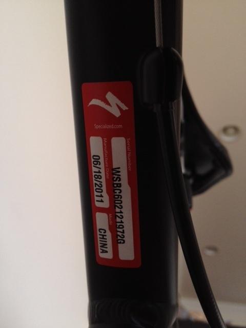 2012 Specialized Black