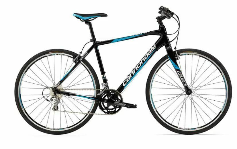 2015 Cannondale small Black, Blue, and White
