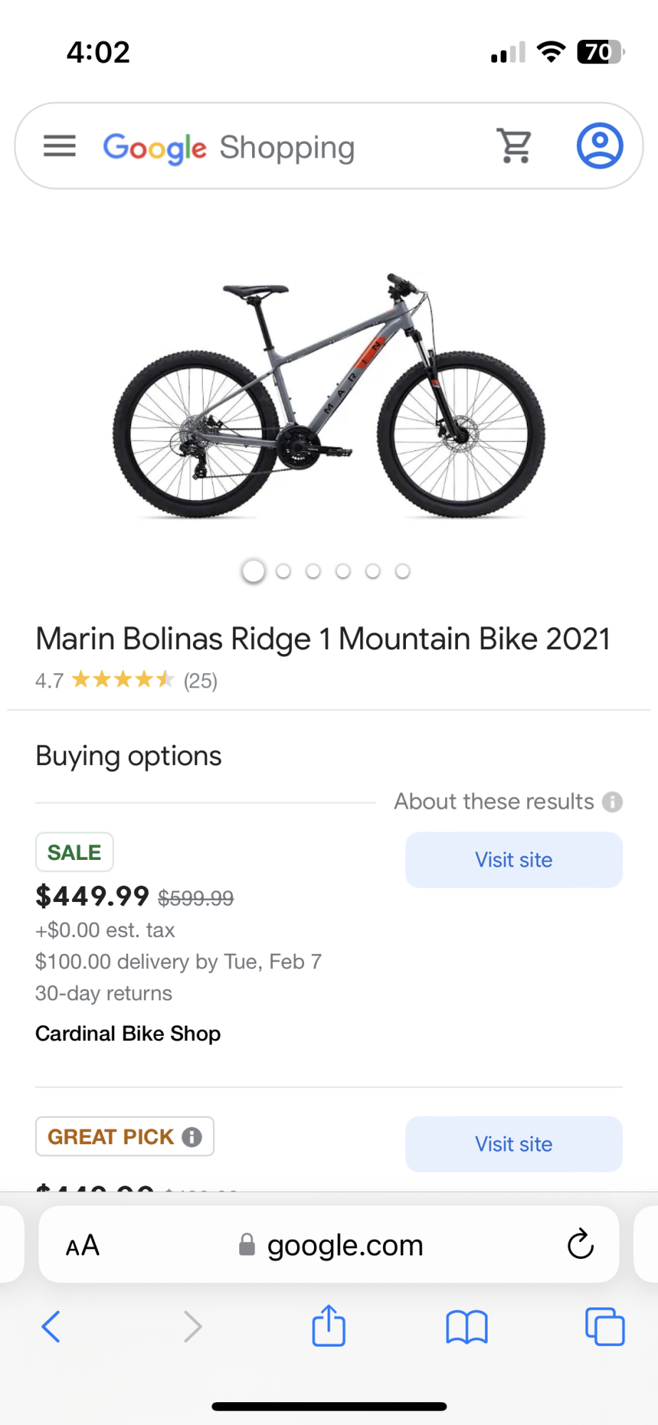 2022 Marin Bikes Idk Silver, gray or bare metal