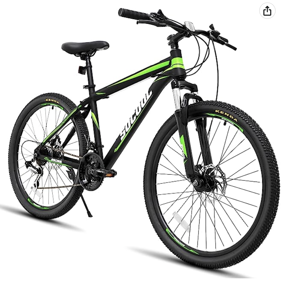 SOCOOL Mountain Bike Black and Green