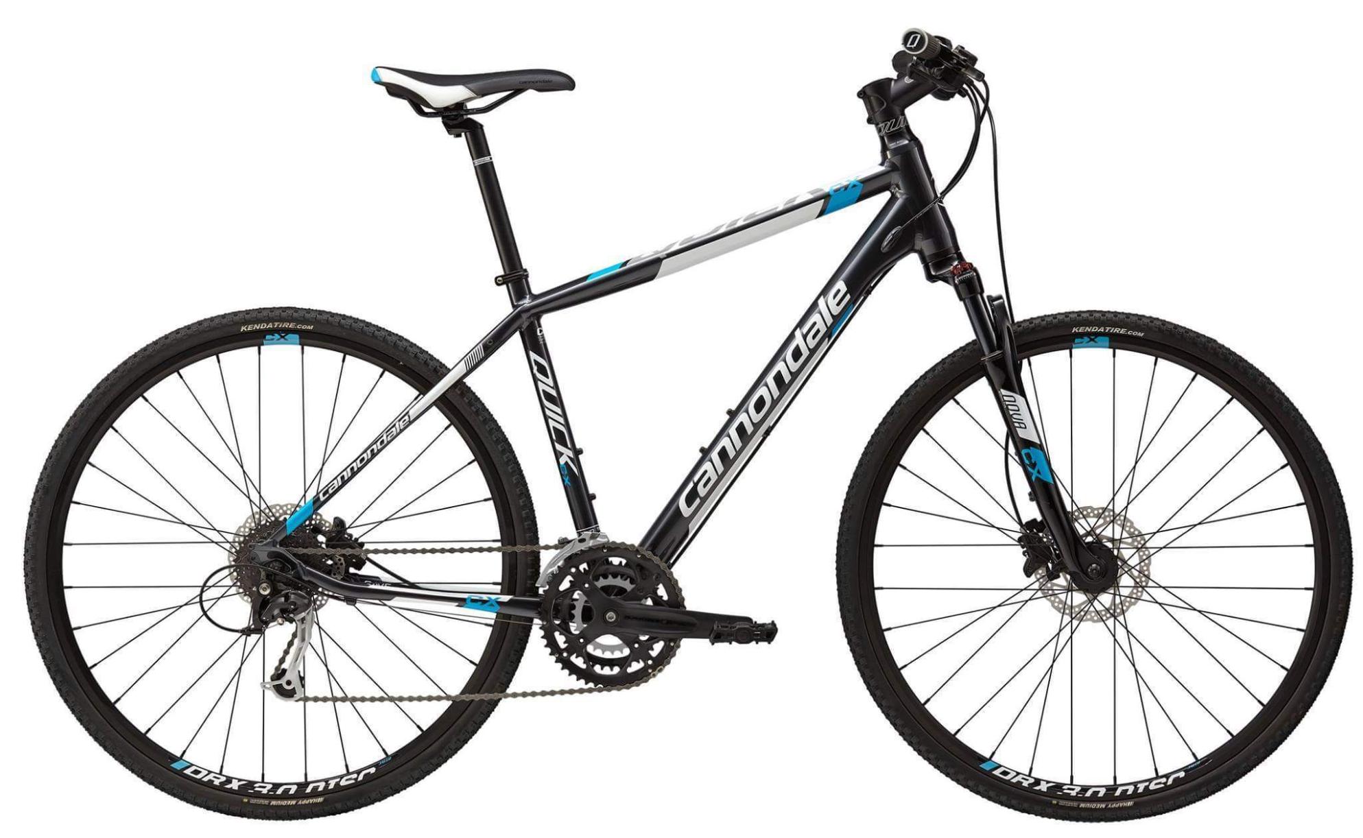 2016 Cannondale Quick CX 2 Silver or Gray, White, and Blue