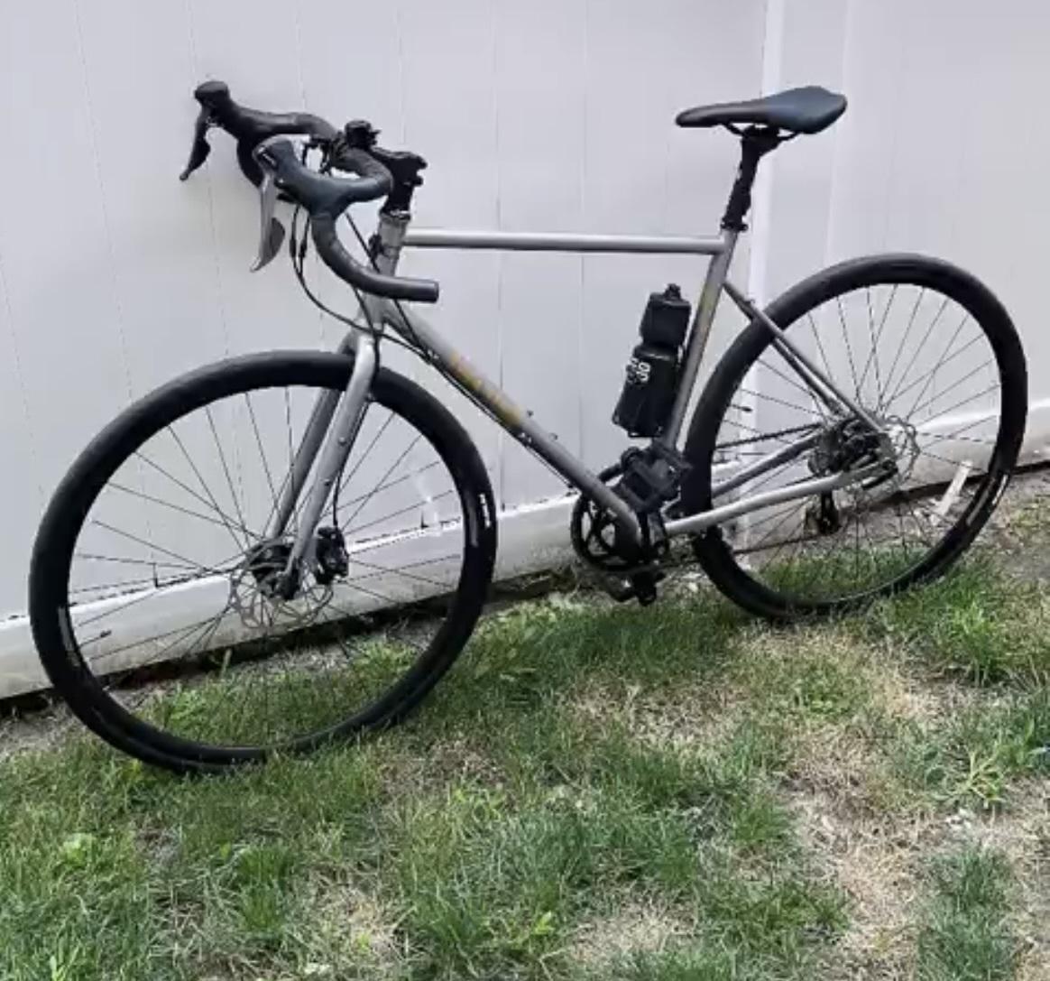 2023 Marin Bikes Nicasio Silver, gray or bare metal