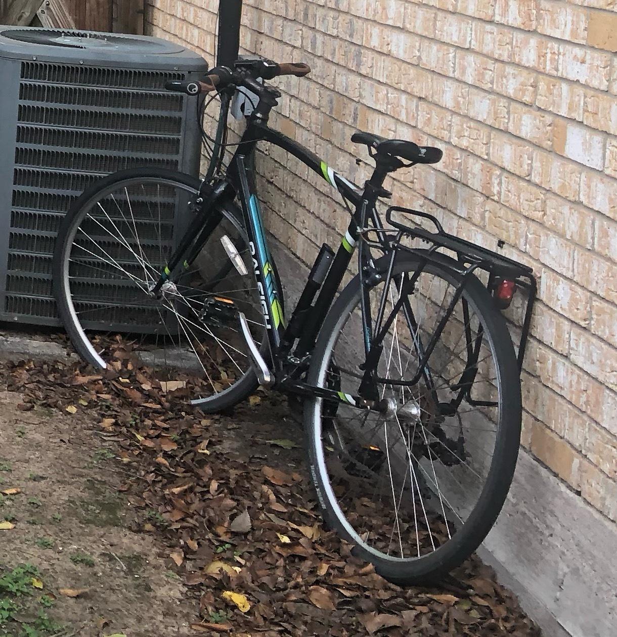 Raleigh Alysa 1 Black, Blue, and Green