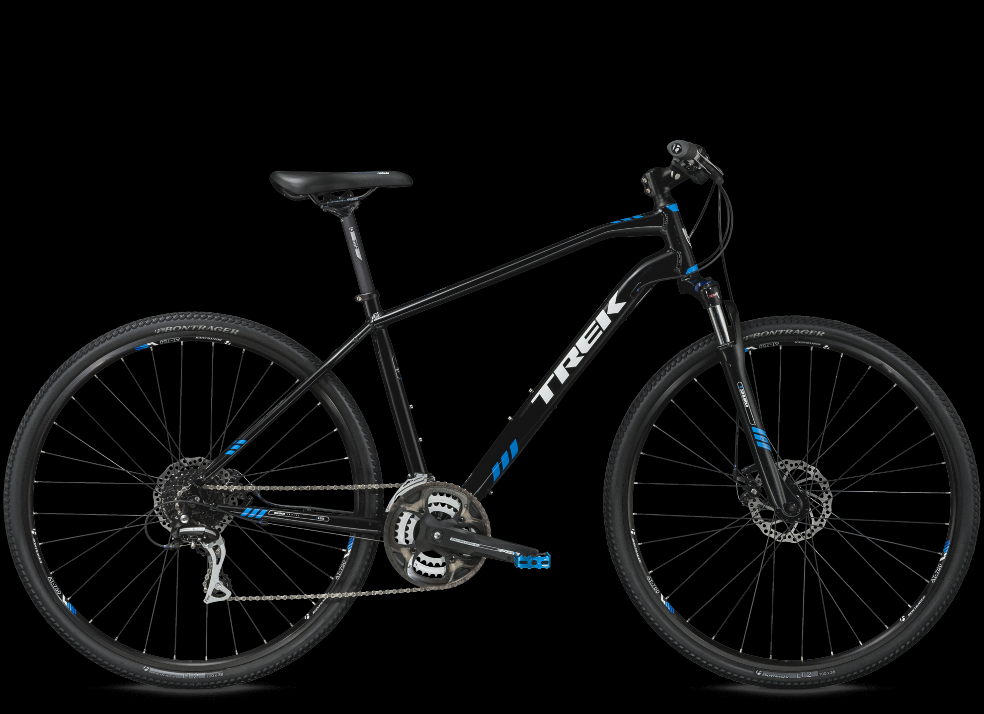 2015 Trek 8.3 DS Black and Blue