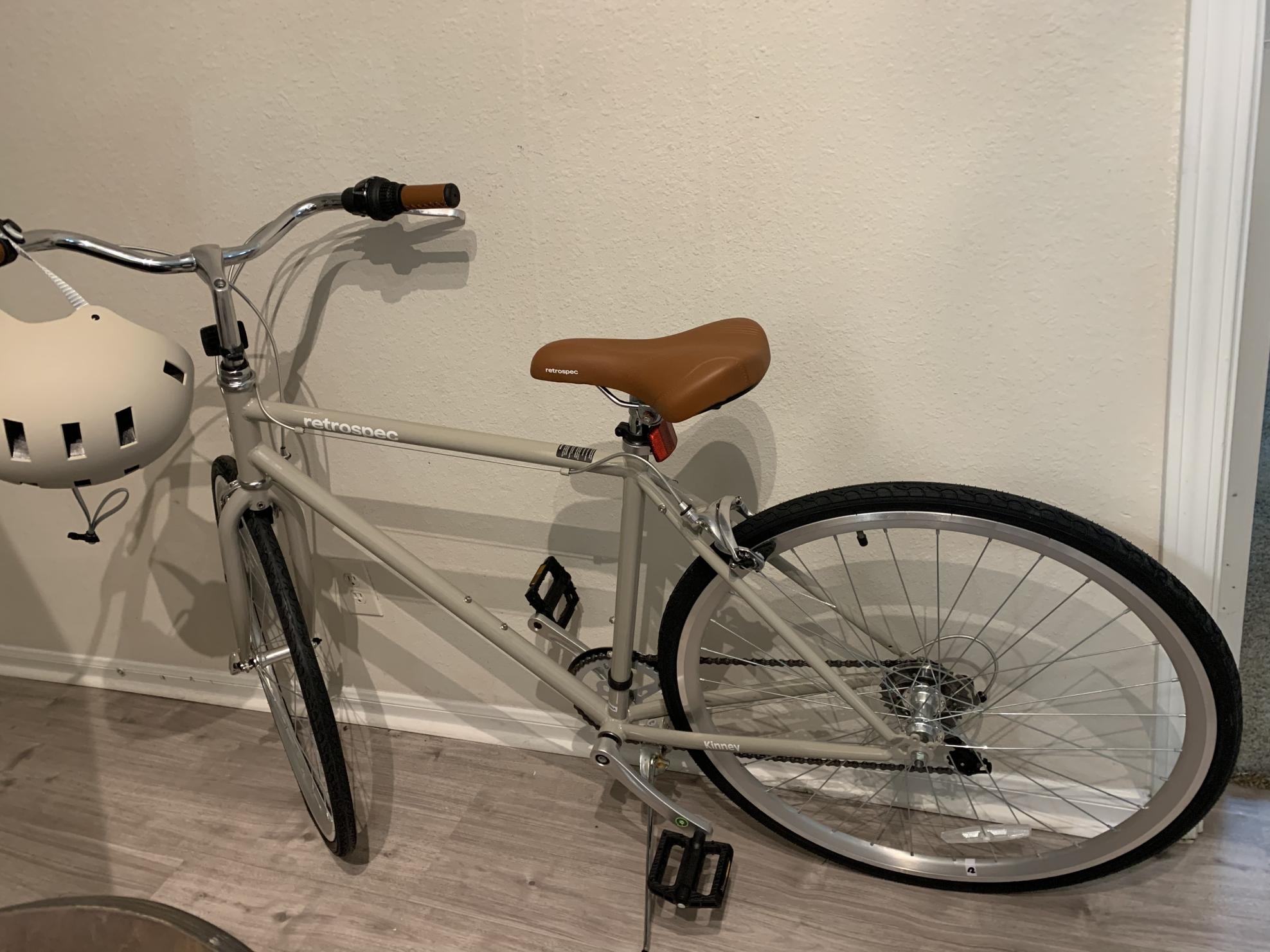 2024 Retrospec Citybike Silver, gray or bare metal
