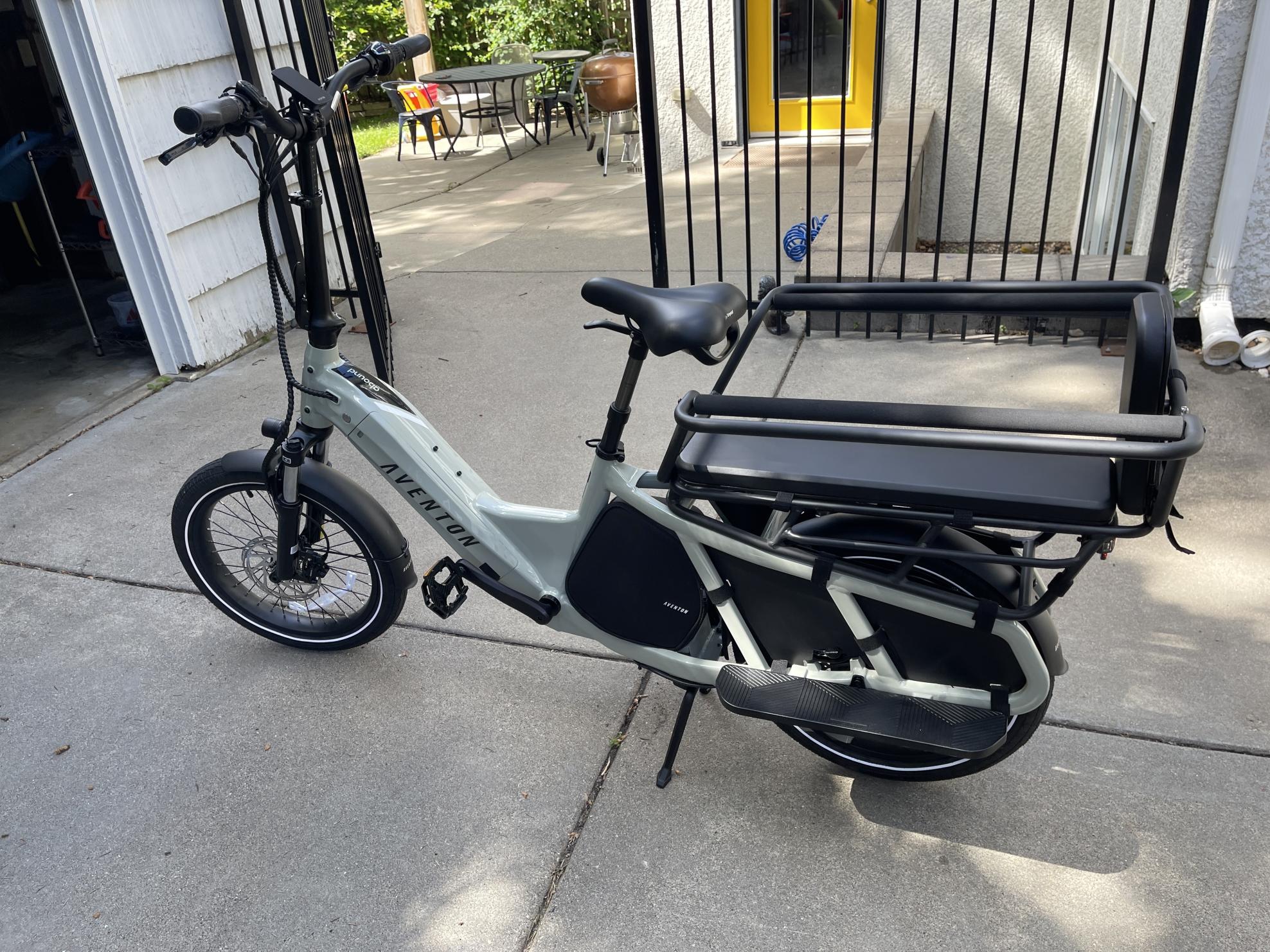 2024 Aventón Abound cargo bike rear (e.g. longtail) Green