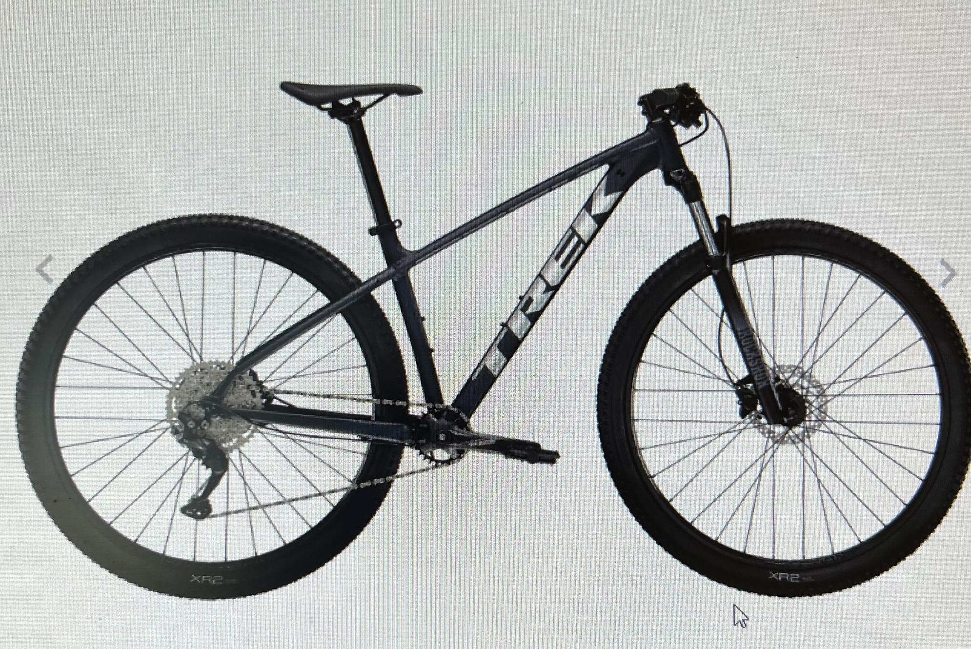 2023 Trek Marlin 7 Blue and Silver, gray or bare metal