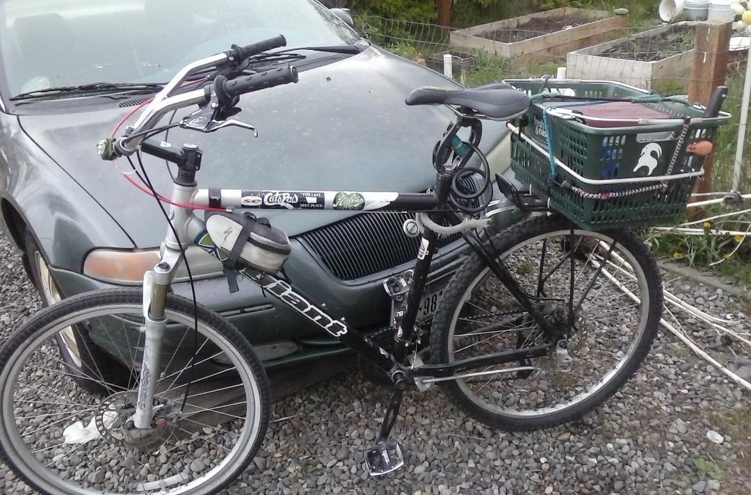 2001 Giant Rainier Black and Silver, gray or bare metal