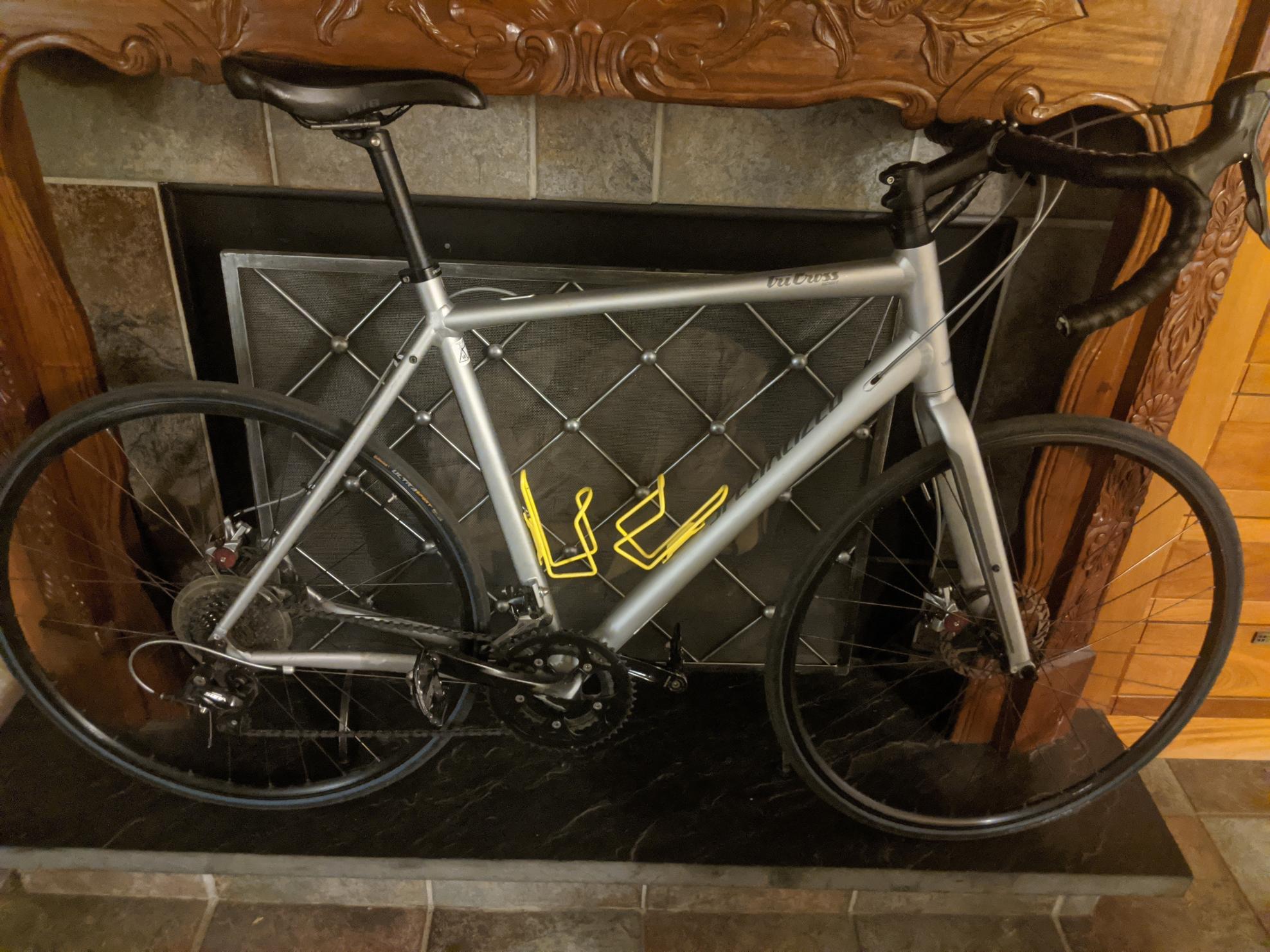 2013 Specialized Tricross Sport Disc Compact Silver, gray or bare metal