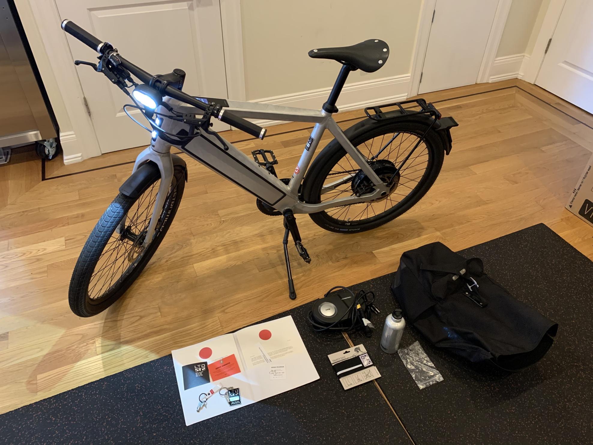 2018 Stromer ST2 Silver, gray or bare metal
