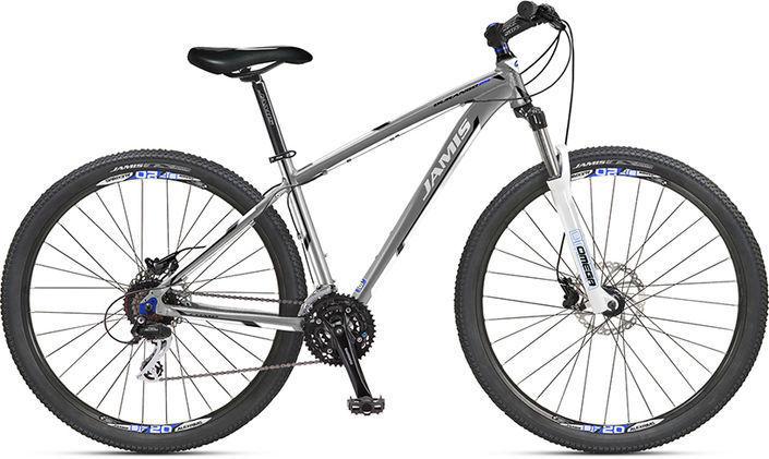 2014 Jamis Durango 29 Comp Silver, gray or bare metal and White