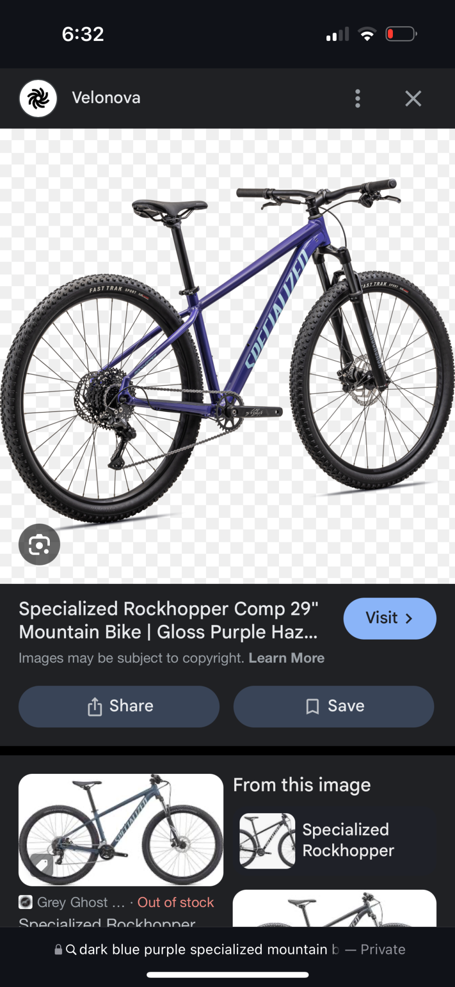 Specialized Rockhopper Women's Blue and Purple
