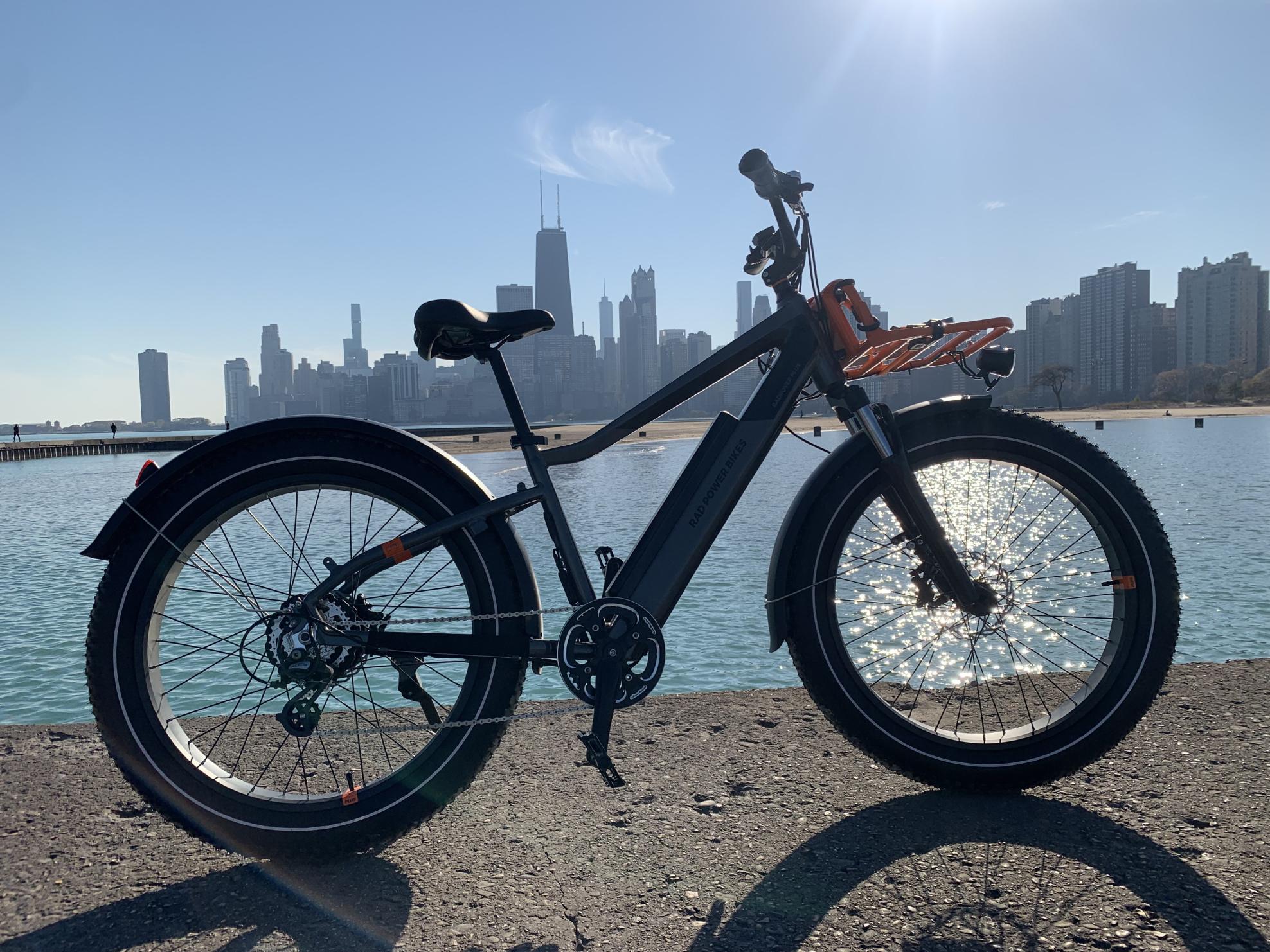 2022 Rad Power Bikes RadRover 6 Plus Silver, gray or bare metal