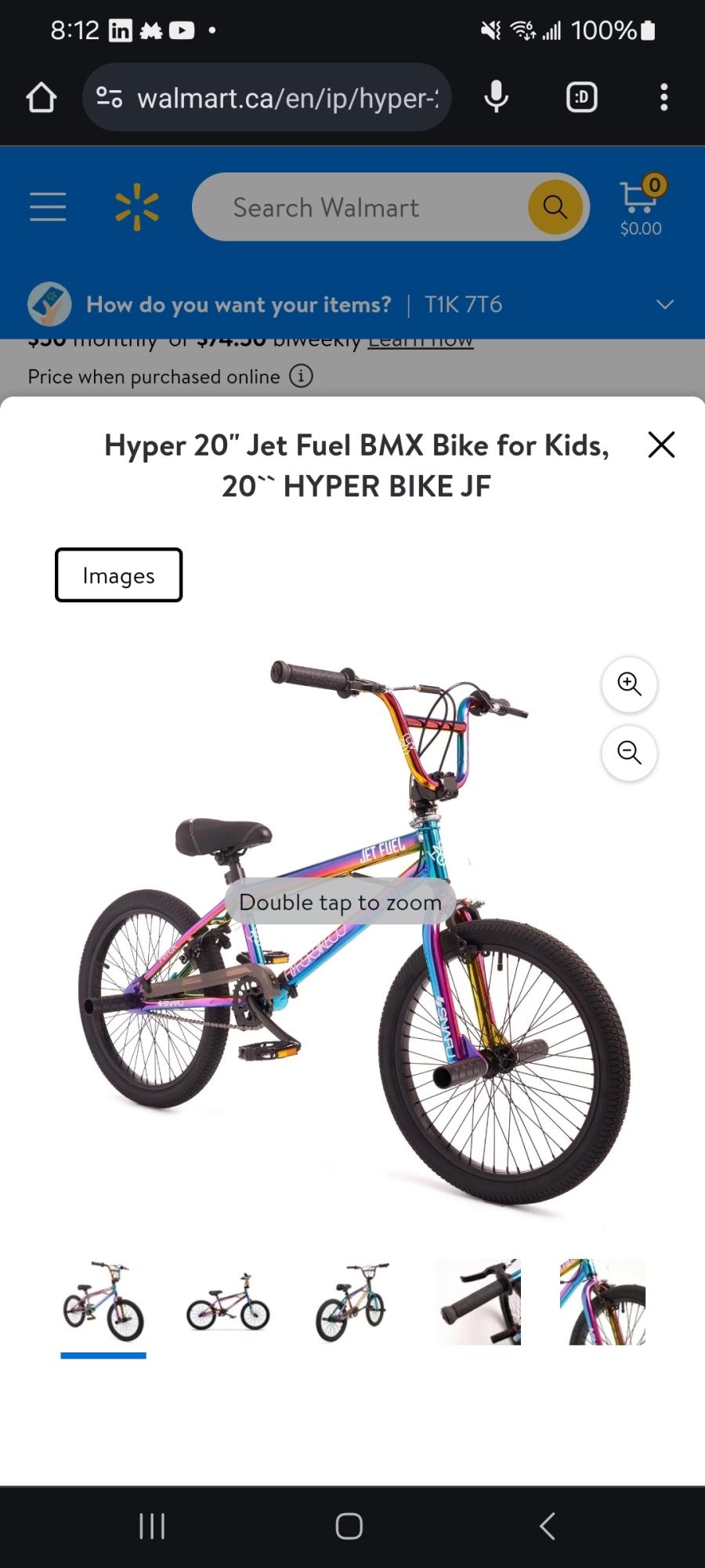 2023 Hyper Hyper Bike JF Purple, Blue, and Orange