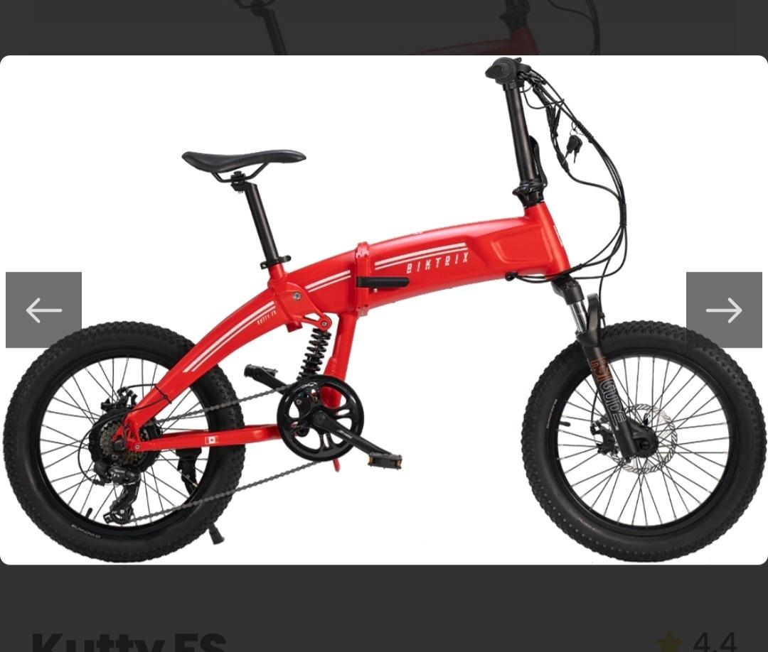 Biktrix 6061 aluminum foldable Red