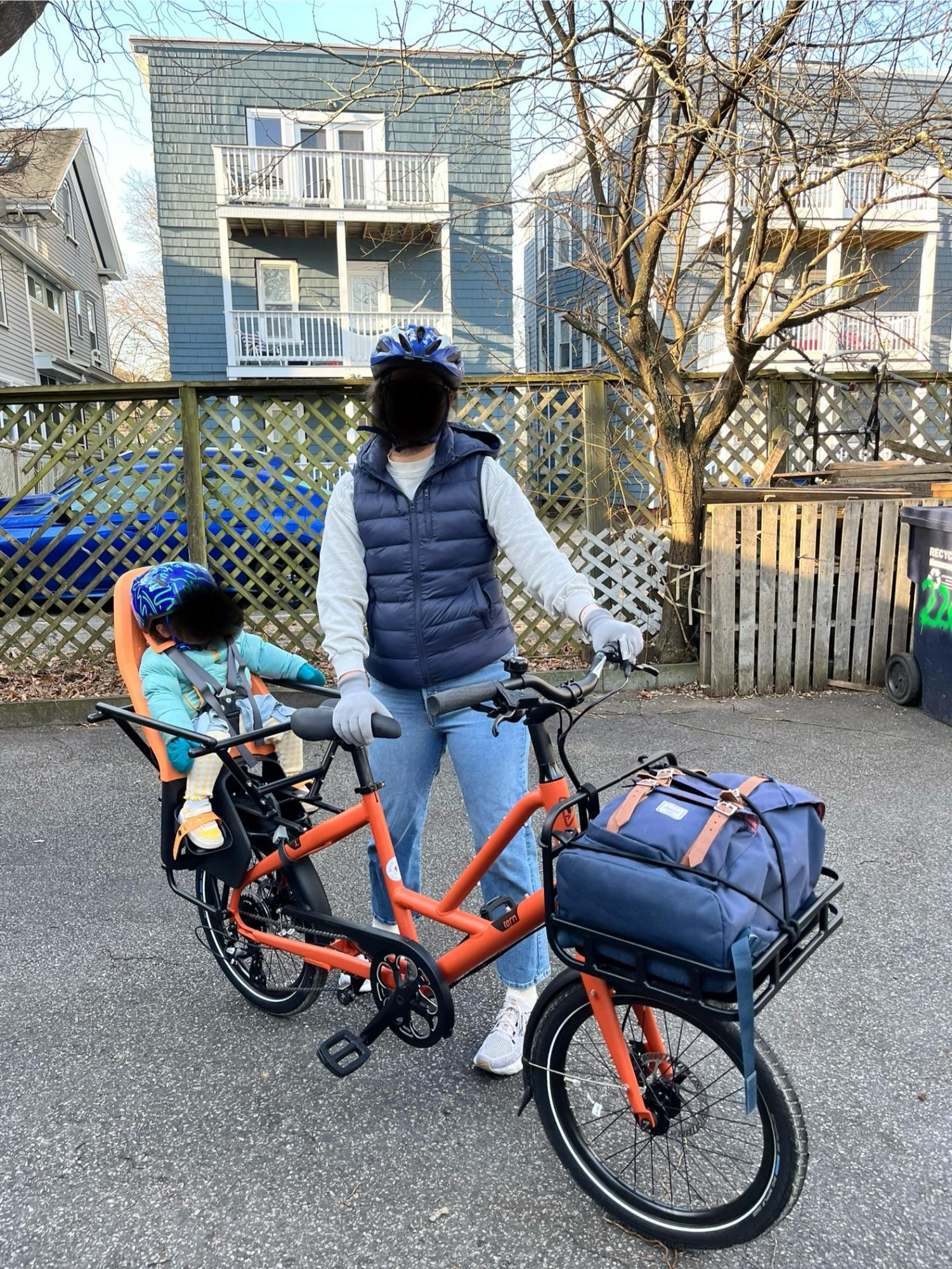 Tern SHORT HAUL D8, BURNT ORANGE Black