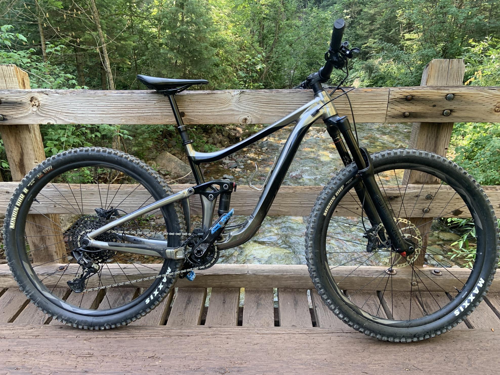 2021 Giant Reign 2 Silver, gray or bare metal