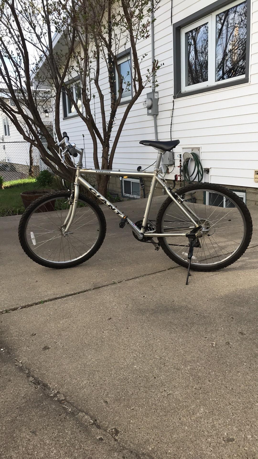 1996 Giant Yukon Silver, gray or bare metal