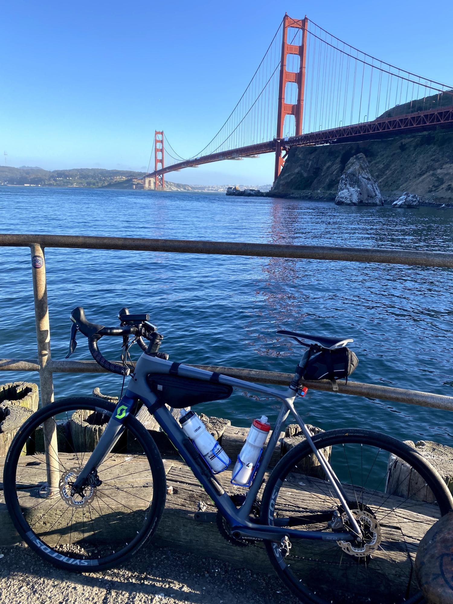 2017 SCOTT Addict Silver, gray or bare metal and Blue