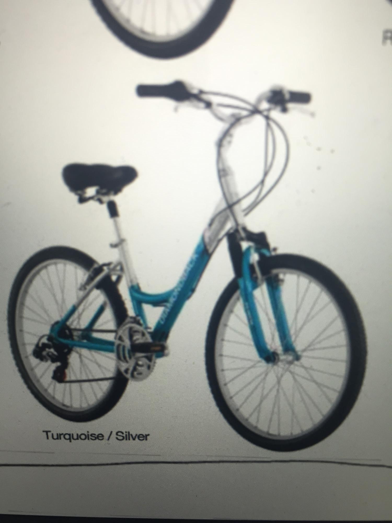2008 Diamondback Wildwood Comfort Teal and Silver or Gray