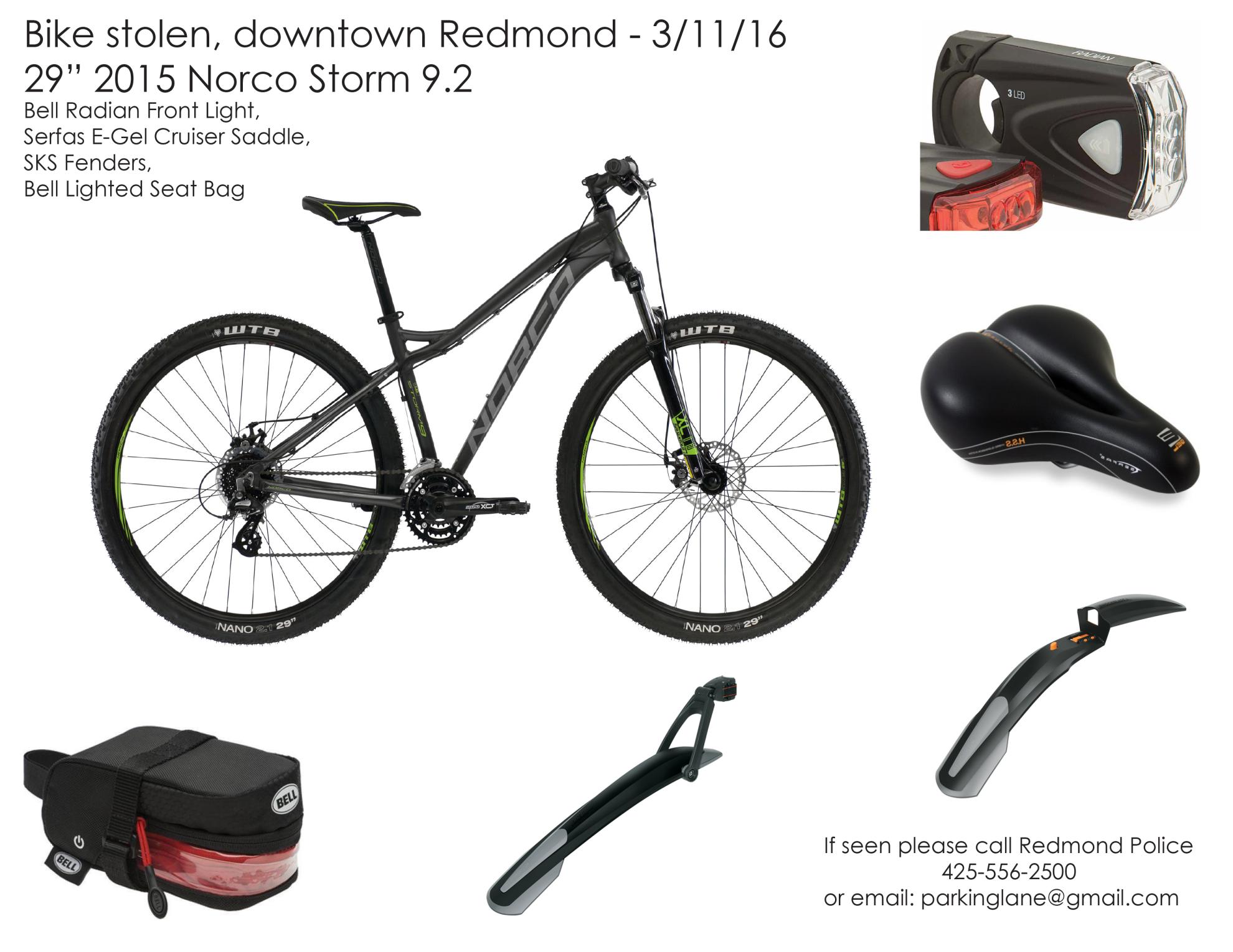 2015 Norco Bikes Storm 9.2 Silver or Gray