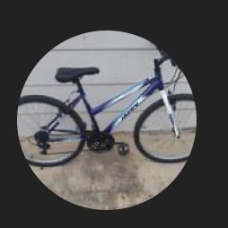 Huffy Blue, White, and Teal