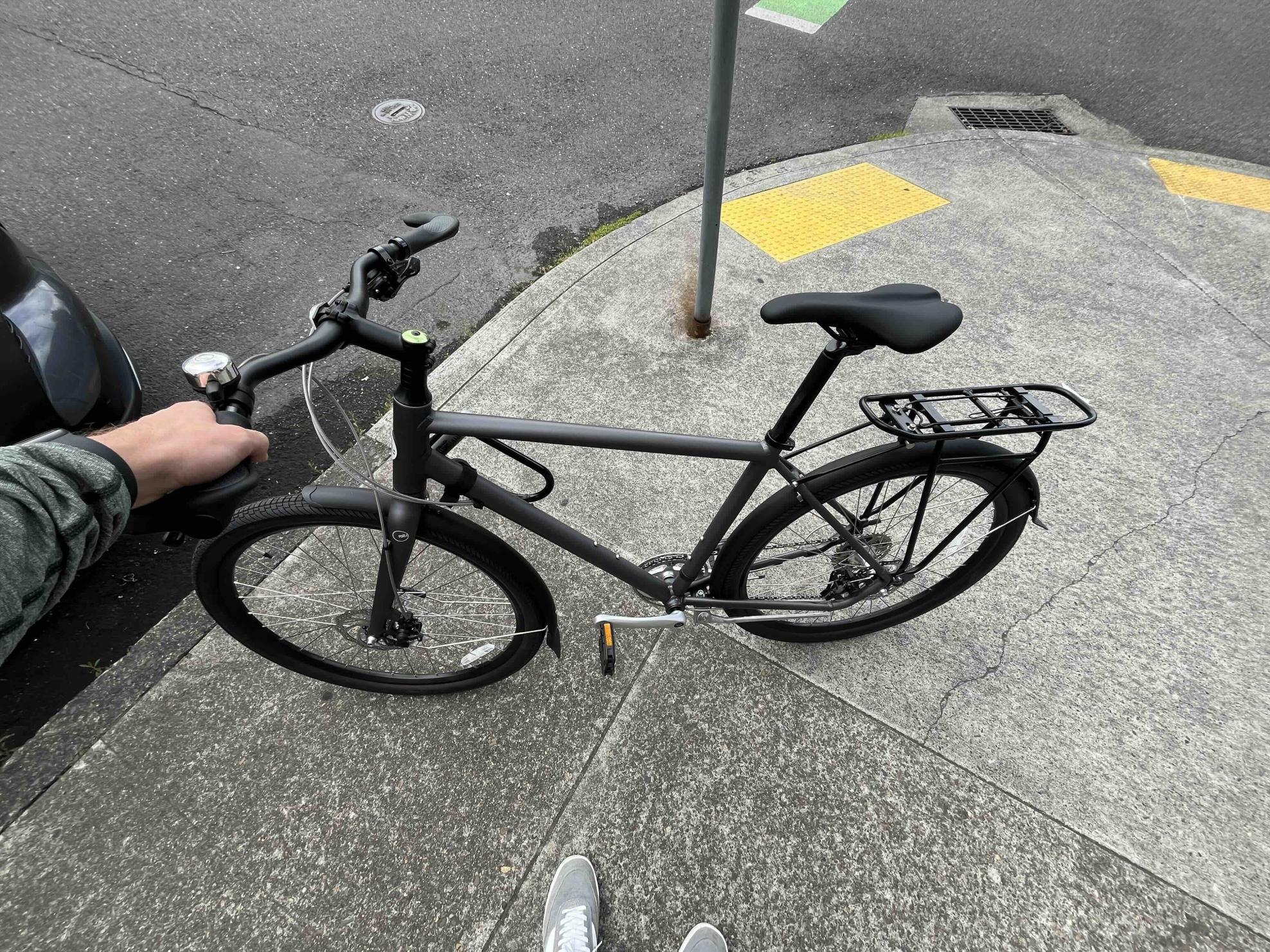 2024 Roll Bicycle Company A1 Silver, gray or bare metal