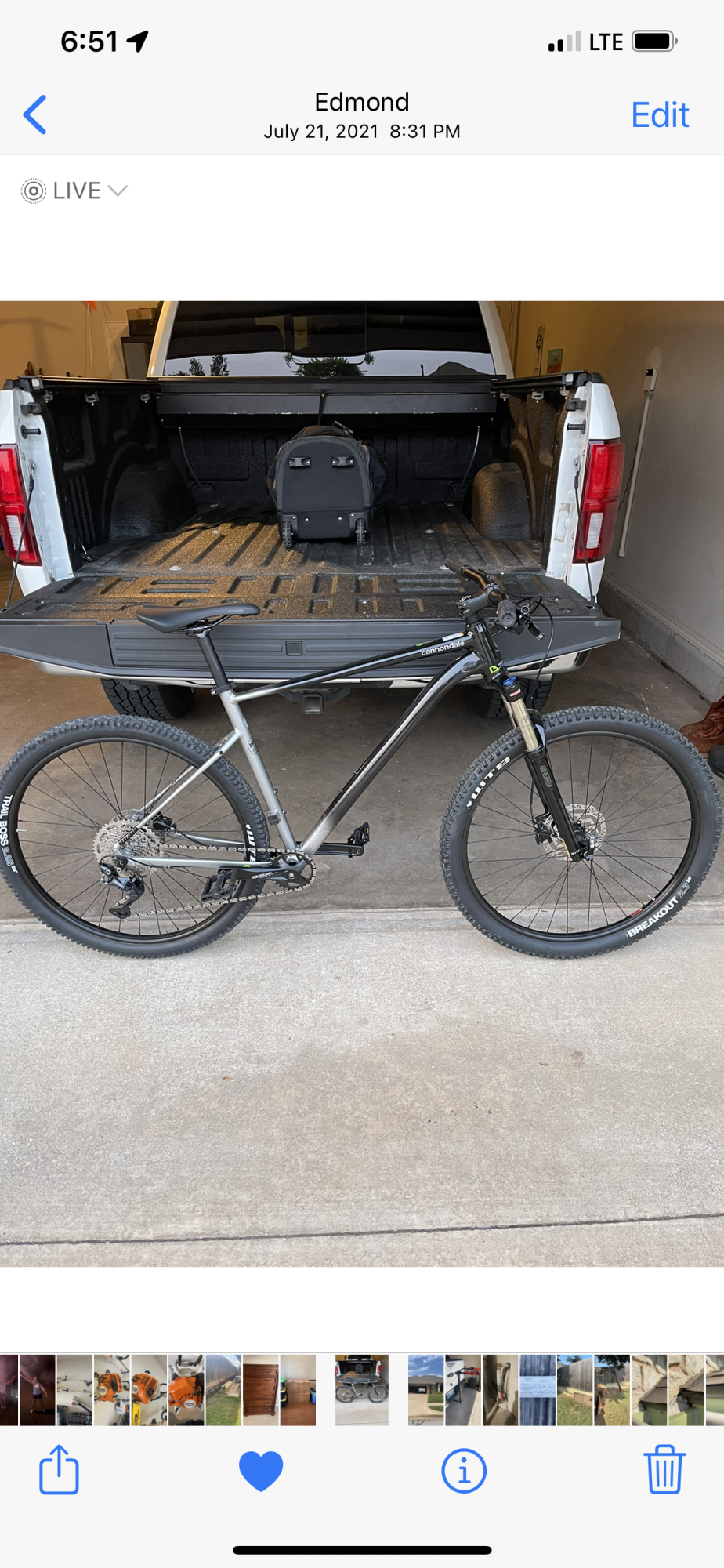 2021 Cannondale Trail SE 4 XL Black and Silver, gray or bare metal