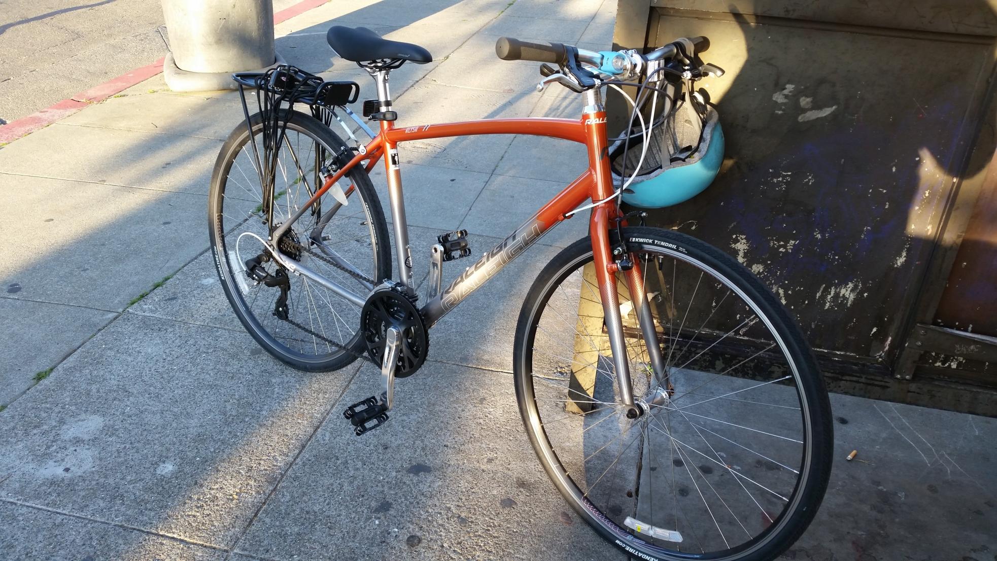 2015 Raleigh Alysa 2  Orange and Silver or Gray