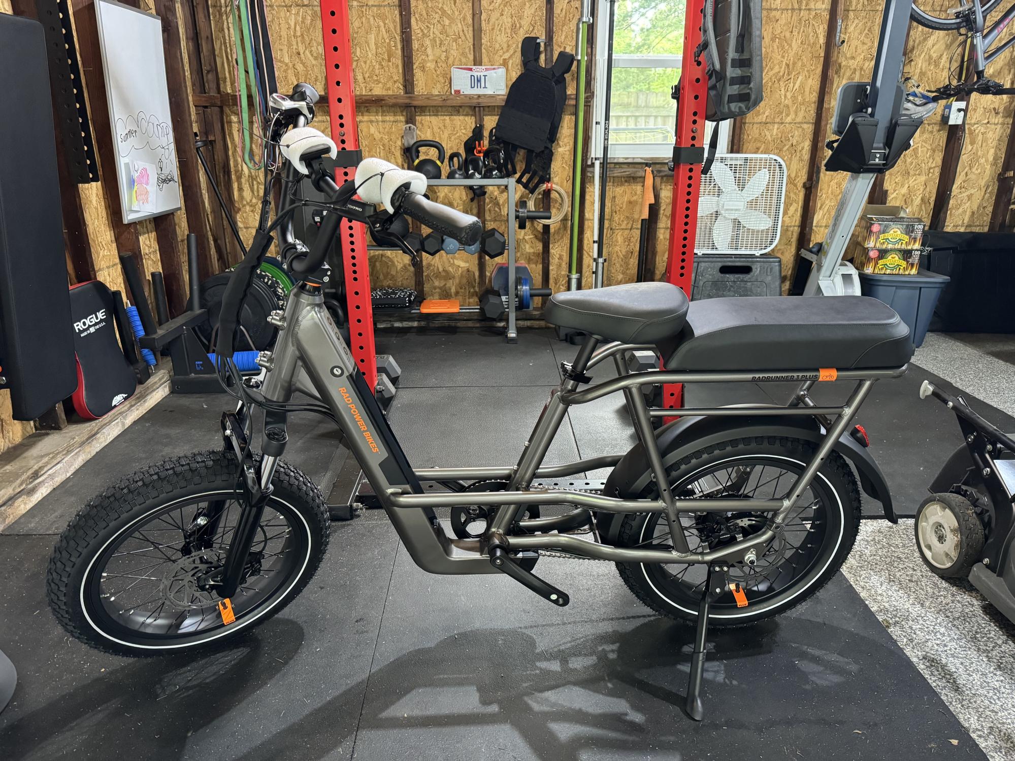 2024 Rad Power Bikes Rad Runner 3 Plus Silver, gray or bare metal