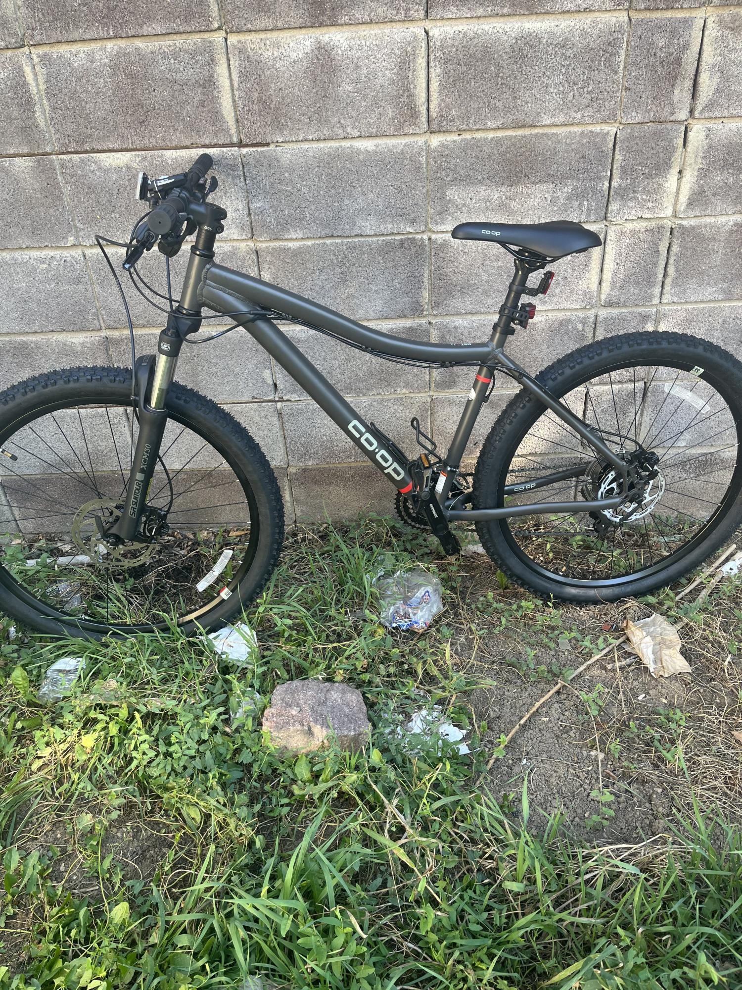 Co-op Cycle Mountain Bike Silver, gray or bare metal