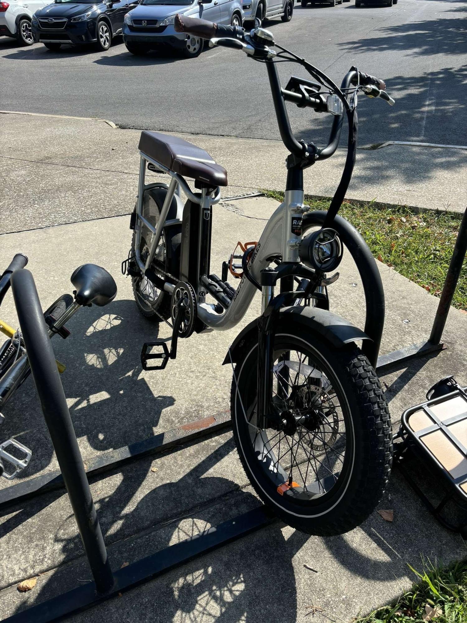 Rad Power Bikes Silver, gray or bare metal