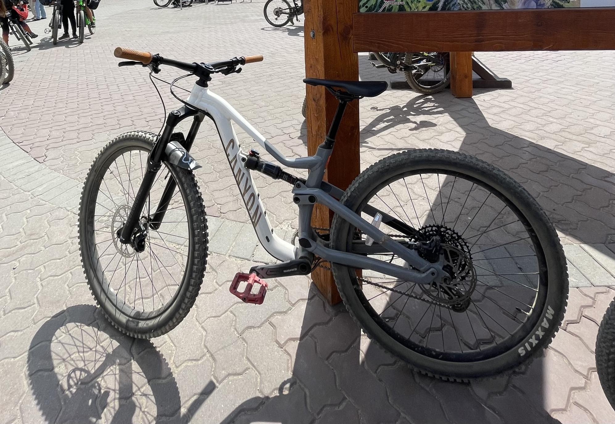 2022 Canyon bicycles spectral young hero White and Silver, gray or bare metal