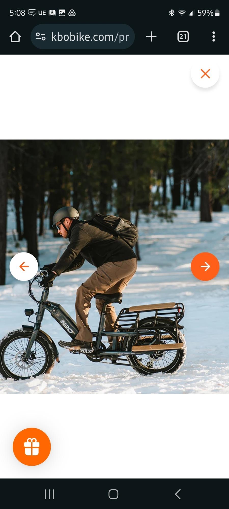 2022 KBO Bikes Ranger - Dark Gray Silver, gray or bare metal