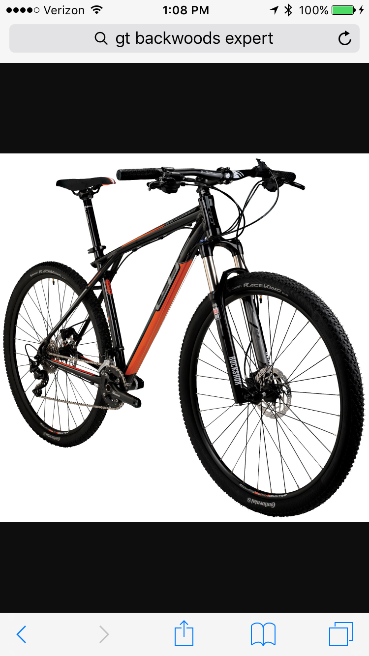 2015 GT Bicycles Backwoods Expert Black and Orange