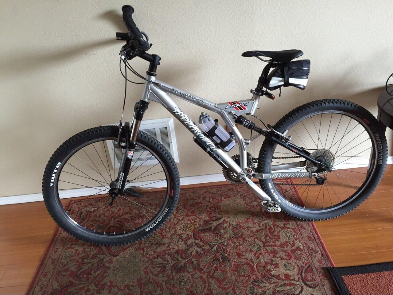 2002 Specialized Stumpjumper FSRxc Silver or Gray and Black