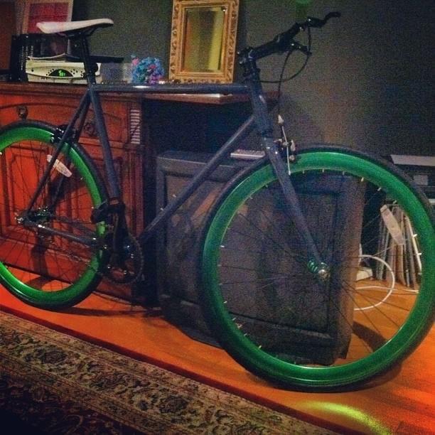 2013 BikesDirect Silver or Gray and Green