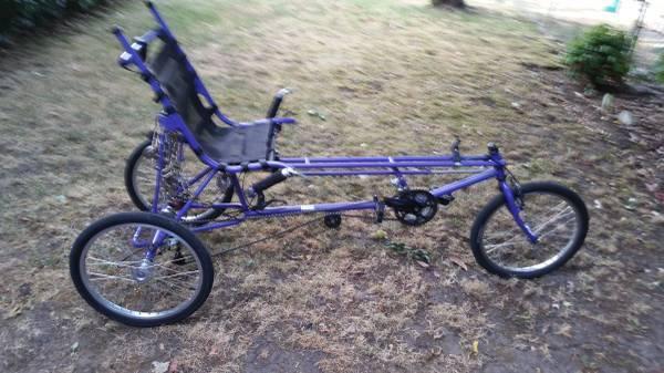 Human Powered Machines Tritan tricycle Purple