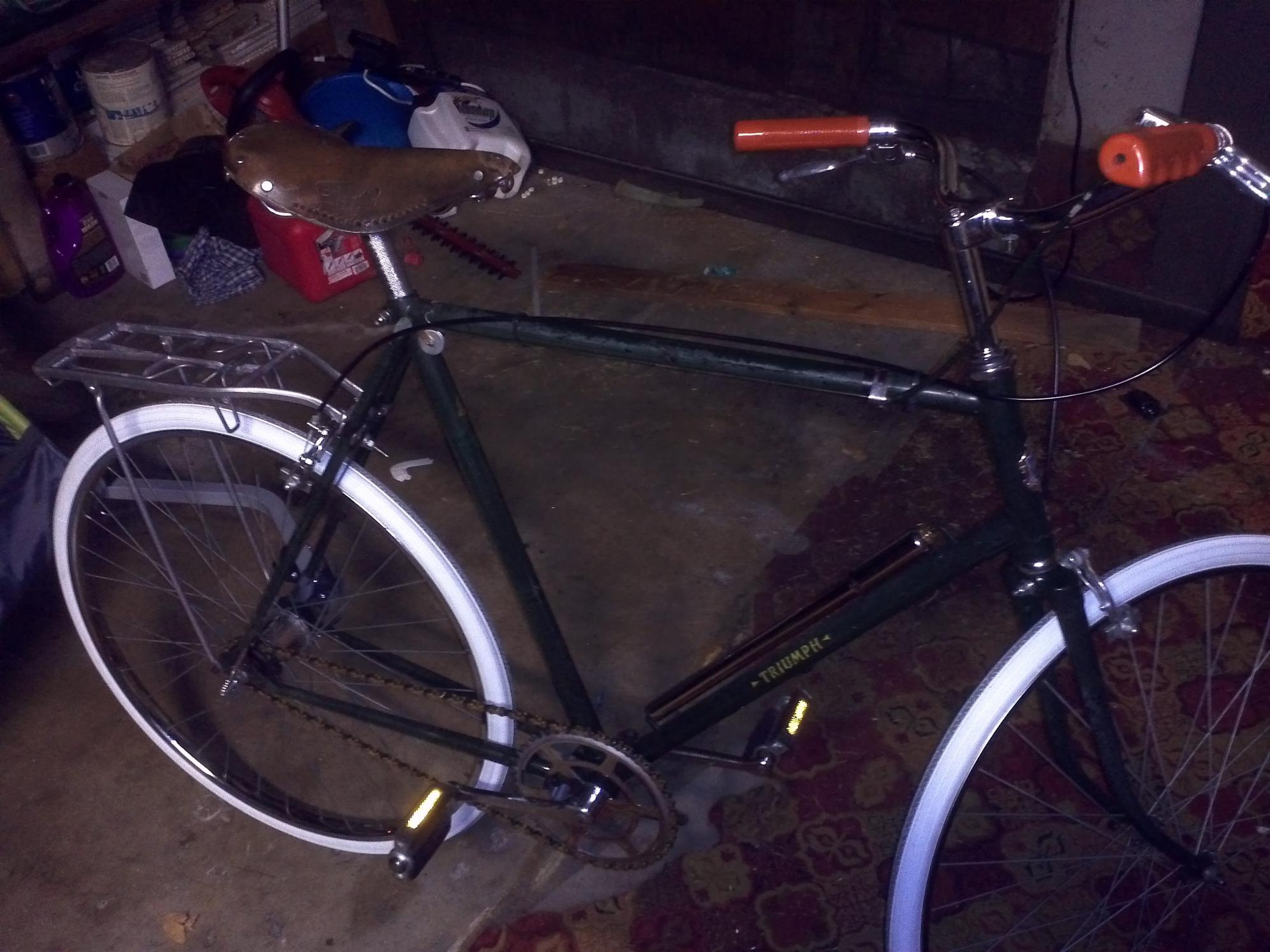 1955 Triumph Cycle Green