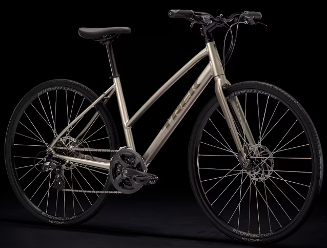 2023 Trek FX 1 Stagger Disc Silver, gray or bare metal